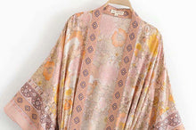 Load image into Gallery viewer, Loose Slim Versatile Printed Belt Long Cardigan Cover-Up