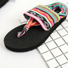 Load image into Gallery viewer, Bohemian Wrapped Flip-Flops Women Slippers Flat-bottomed Fashion Wear Non-slip Beach Shoes