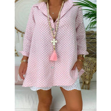 Load image into Gallery viewer, Big Size Shirt with Dot Printing