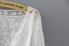Load image into Gallery viewer, Hand-cut Crocheted Blouses Lace Shirts Thin Sunscreen Shirts Knitted Shirts and Cardigans