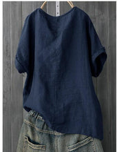 Load image into Gallery viewer, Fishbone Printing Solid Color Joker Original Artistic Crew Neck T-shirt