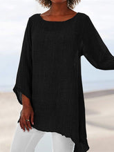 Load image into Gallery viewer, Pure Casual Jacket Irregular Long Sleeve T-shirt Women's Wear