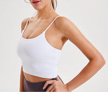Load image into Gallery viewer, Merillat Backless Erogenous Zone Chest Pad Sports Bra Gathers and Shapes Fitness Camisole