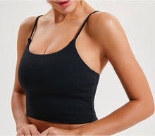 Load image into Gallery viewer, Merillat Backless Erogenous Zone Chest Pad Sports Bra Gathers and Shapes Fitness Camisole