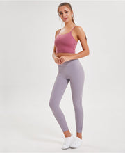 Load image into Gallery viewer, Merillat Backless Erogenous Zone Chest Pad Sports Bra Gathers and Shapes Fitness Camisole