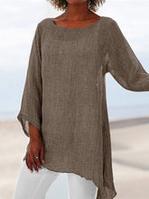 Load image into Gallery viewer, Pure Casual Jacket Irregular Long Sleeve T-shirt Women's Wear