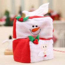Load image into Gallery viewer, Lovely Durable Christmas Decorations Christmas Applique Rectangle Tissue Box Cover