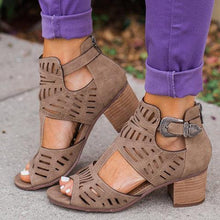 Load image into Gallery viewer, European and American Women's Sandals and Cave Shoes