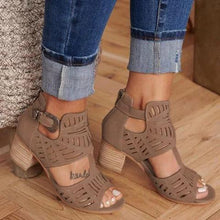 Load image into Gallery viewer, European and American Women's Sandals and Cave Shoes