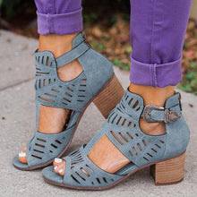 Load image into Gallery viewer, European and American Women's Sandals and Cave Shoes