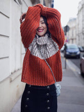 Load image into Gallery viewer, Casual Split-Joint High Neck Sweater