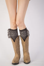 Load image into Gallery viewer, Leg warmers knit imitation wool boots wool leggings short paragraph introverted solid color feather yarn socks - 2