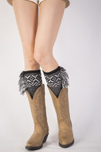 Load image into Gallery viewer, Leg warmers knit imitation wool boots wool leggings short paragraph introverted solid color feather yarn socks - 2
