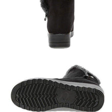 Load image into Gallery viewer, Winter Zipper Wedge Heel Keep Warm Ankle Snow Boots For Women