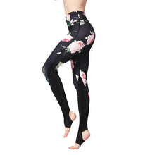 Load image into Gallery viewer, Printing Quick-drying Yoga Pants Sports Leggings Digital Printing Feet Length Yoga Pants