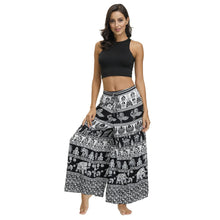 Load image into Gallery viewer, Bohemian Print Ethnic Loose Wide-leg Pants