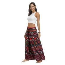 Load image into Gallery viewer, Bohemian Print Ethnic Loose Wide-leg Pants