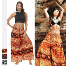 Load image into Gallery viewer, Bohemian Print Ethnic Loose Wide-leg Pants