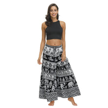 Load image into Gallery viewer, Bohemian Print Ethnic Loose Wide-leg Pants