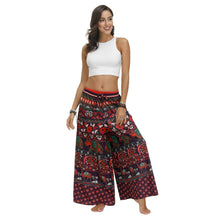 Load image into Gallery viewer, Bohemian Print Ethnic Loose Wide-leg Pants