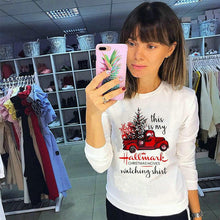 Load image into Gallery viewer, Christmas Hooded Sweater Loose 3D Print Top