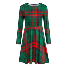 Load image into Gallery viewer, Autumn and winter new Christmas clothing print long-sleeved women's dress