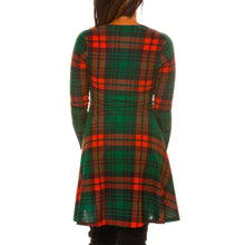 Load image into Gallery viewer, Autumn and winter new Christmas clothing print long-sleeved women's dress