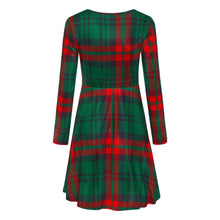 Load image into Gallery viewer, Autumn and winter new Christmas clothing print long-sleeved women's dress