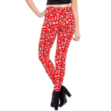 Load image into Gallery viewer, Autumn winter new dress Christmas dress print slim leggings