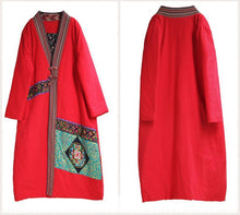 Load image into Gallery viewer, Winter ethnic wind oversize women's cotton-padded jackets