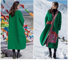 Load image into Gallery viewer, Winter ethnic wind oversize women's cotton-padded jackets