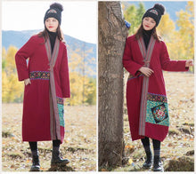 Load image into Gallery viewer, Winter ethnic wind oversize women's cotton-padded jackets