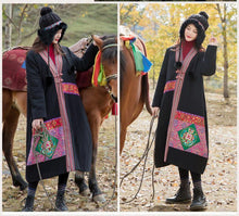 Load image into Gallery viewer, Winter ethnic wind oversize women's cotton-padded jackets