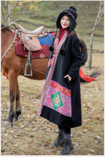 Load image into Gallery viewer, Winter ethnic wind oversize women's cotton-padded jackets