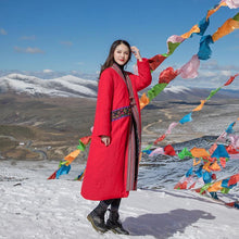 Load image into Gallery viewer, Winter ethnic wind oversize women's cotton-padded jackets