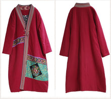 Load image into Gallery viewer, Winter ethnic wind oversize women's cotton-padded jackets