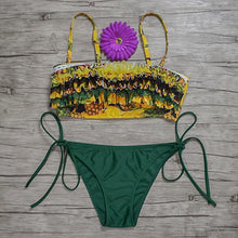 Load image into Gallery viewer, New Split Bikini Fashion Flash Print Swimsuit