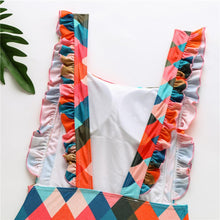 Load image into Gallery viewer, New Sexy One-piece Plaid Striped Swimsuit