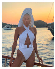 Load image into Gallery viewer, Women's New Solid One-piece Sexy Swimsuit