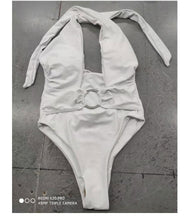 Load image into Gallery viewer, Women's New Solid One-piece Sexy Swimsuit