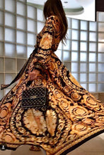 Load image into Gallery viewer, Early Autumn Long Sleeve V-Neck Print Maxi Dress