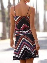 Load image into Gallery viewer, Womens Sexy Summer Dress Sleeveless Printed O-Neck Beach Party Mini Dresses Summer Beach Dress