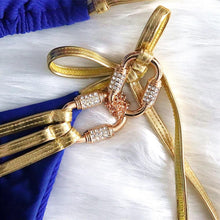 Load image into Gallery viewer, New Golden Strapless Sexy Backless Bikini