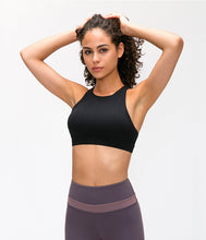 Load image into Gallery viewer, In Spring The New Sports Bra Women's Cross-beautiful Back Gathers and Runs Yoga Fitness Bra