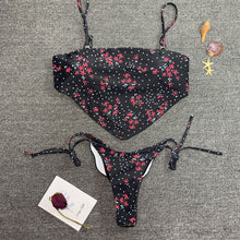 Load image into Gallery viewer, New Printed Bikini Sexy Lady Multicolor Split Swimwear