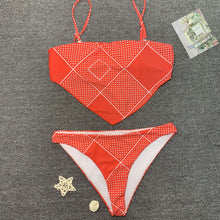 Load image into Gallery viewer, New Printed Bikini Sexy Lady Multicolor Split Swimwear