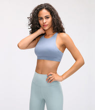 Load image into Gallery viewer, In Spring The New Sports Bra Women's Cross-beautiful Back Gathers and Runs Yoga Fitness Bra