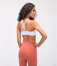 Load image into Gallery viewer, In Spring The New Sports Bra Women's Cross-beautiful Back Gathers and Runs Yoga Fitness Bra