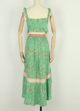 Load image into Gallery viewer, Beach Holiday Top + Skirt Bohemian Women's Two-Piece Suit