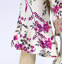 Load image into Gallery viewer, Bohemian Deep V Collar Tie with Back-to-back Retro Prints Irregular Hem Dress